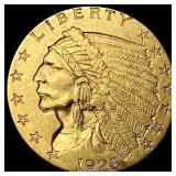 1926 Indian Head Gold $2.50 Quarter Eagle CLOSELY