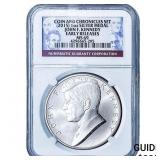 2015 John F. Kennedy 1oz Silver Medal NGC MS69