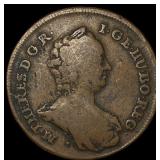 1763 Hungary Copper Marie Theresa Poltura