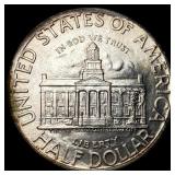 1946 Iowa Centennial Silver Half Dollar SUPERB GEM