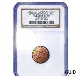 Halifax Steamboat Co Ferry Token RB NGC MS63