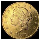 1877 Liberty Head $20 Double Eagle UNCIRCULATED
