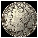 1886 Liberty Head Nickel NICELY CIRCULATED