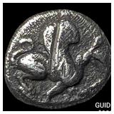 Greek Ionia Teos 500-450 BC Silver  Trihemiobol