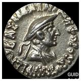 Bactria Kingdom 145-135 BC Silver DRachm