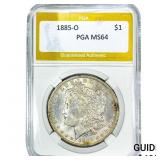 1885-O Morgan Silver Dollar PGA MS64