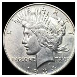 1934-D Silver Peace Dollar CLOSELY UNCIRCULATED