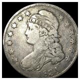 1834 Capped Bust Half Dollar LIGHTLY CIRCULATED