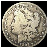 1893-CC Silver Morgan Dollar NICELY CIRCULATED