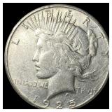 1925 Silver Peace Dollar NEARLY UNCIRCULATED