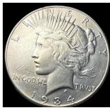 1934-S Peace Silver Dollar CLOSELY  UNCIRCULATED