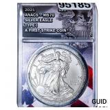 2021 Silver Eagle ANACS MS70 Type 1