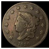 1830 Coronet Head Large Cent NICELY  CIRCULATED