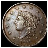 1834 Coronet Head Large Cent CLOSELY UNCIRCULATED