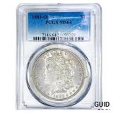 1883-O Morgan Silver Dollar PCGS MS64