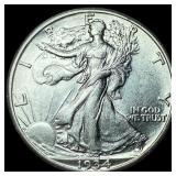 1934-S Silver Walking Liberty Half Dollar  CHOICE