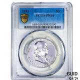 1953 Franklin Half Dollar PCGS PR64