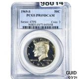 1969-S Kennedy Half Dollar PCGS PR69 DCAM