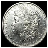 1890-S Silver Morgan Dollar CHOICE AU