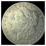 1896-S Silver Morgan Dollar ABOUT  UNCIRCULATED