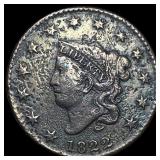 1822 Coronet Large Cent HIGH GRADE