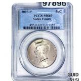 2007 Kennedy Half Dollar PCGS MS69 Satin Finish