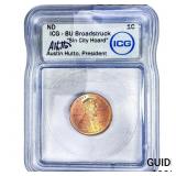ND Wheat Cent ICG BU "Sin City Hoard"