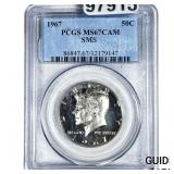 1967 Kennedy Half Dollar PCGS MS67 CAM