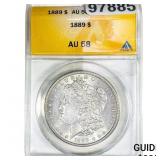 1889 Morgan Silver Dollar ANACS AU58