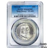 1953-D Franklin Half Dollar PCGS MS64 FBL "Bugs B