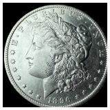 1896 Silver Morgan Dollar CLOSELY  UNCIRCULATED