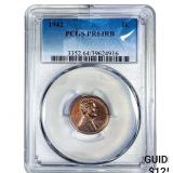 1942 Wheat Cent PCGS PR64 RB