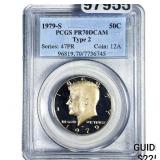 1979-S Kennedy Half Dollar PCGS PR70 DCAM