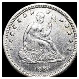 1860 Seated Liberty Quarter CLOSELY  UNCIRCULATED