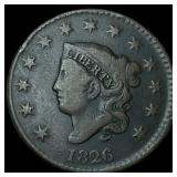 1826 Coronet Head Large Cent LIGHTLY  CIRCULATED
