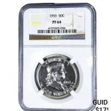 1953 Franklin Half Dollar NGC PF64