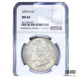 1879-S Morgan Silver Dollar NGC MS64