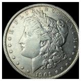 1901 Morgan Silver Dollar CLOSELY  UNCIRCULATED