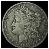 1901 Morgan Silver Dollar LIGHTLY CIRCULATED