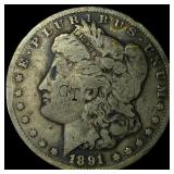 1891-CC Silver Morgan Dollar NICELY  CIRCULATED