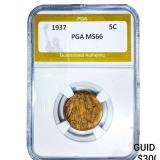 1937 Buffalo Nickel PGA MS66