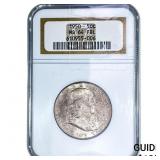 1950 Franklin Half Dollar NGC MS64 FBL