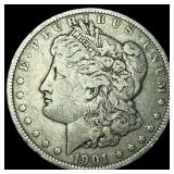 1901 Morgan Silver Dollar NEARLY UNCIRCULATED