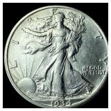 1934-S Silver Walking Liberty Half Dollar  CLOSEL