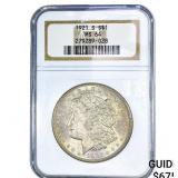 1921-S Morgan Silver Dollar NGC MS64