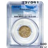 1915-D Buffalo Nickel PCGS MS63