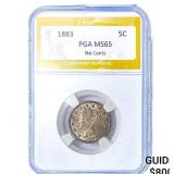 1883 Liberty Victory Nickel PGA MS65 No Cents