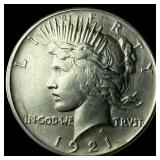 1921 Silver Peace Dollar UNCIRCULATED