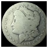 1895-S Silver Morgan Dollar NICELY CIRCULATED