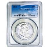 1963 Franklin Half Dollar PCGS MS65